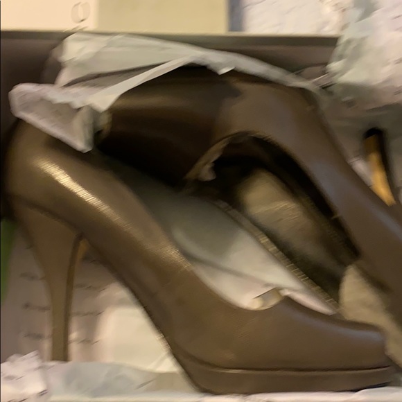 MARC Fisher DARK Grey MFlency Peep Toe Pump - Picture 7 of 8